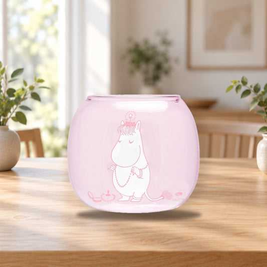 Muurla Moomin Snorkmaiden Candle Lantern – product photo on a table