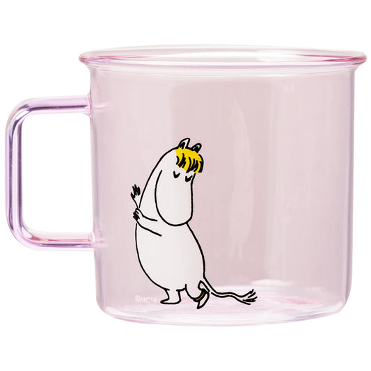 Muurla Moomin Glass Mug Snork Maiden 3.5 dl Pink – product photo