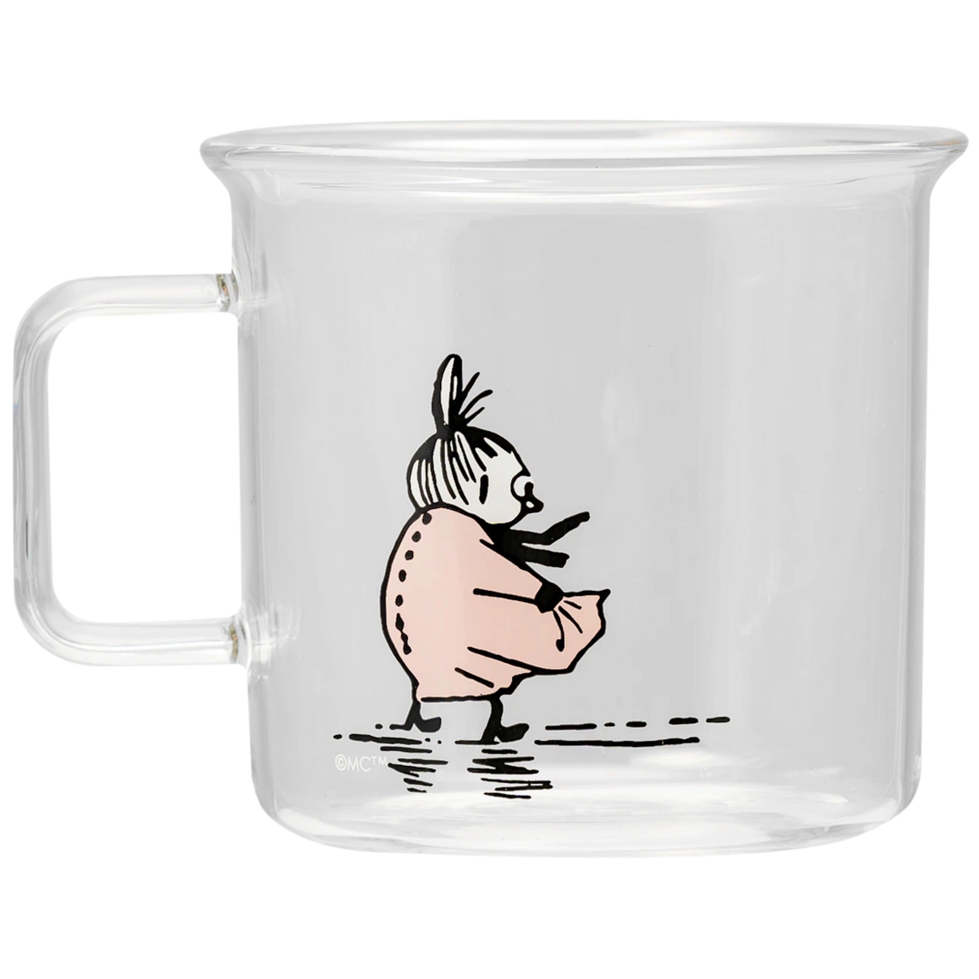 Muurla Moomin Glass Mug Little My 3.5 dl – product photo