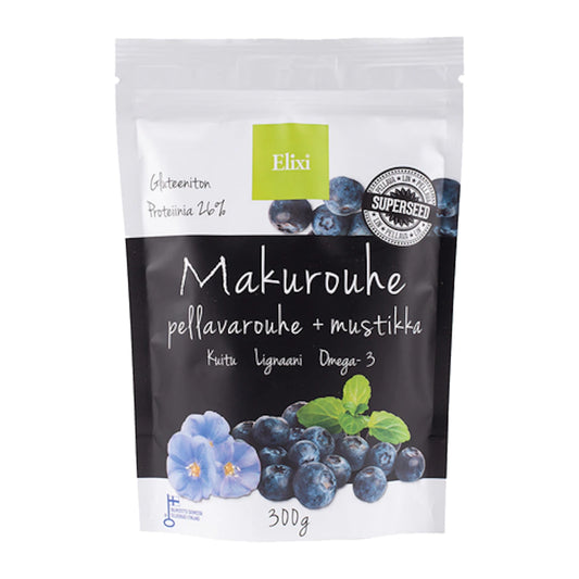 Flavored Ground Flaxseed with Blueberry 300g – product photo
