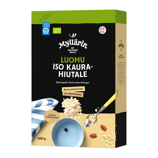 Myllärin Organic Large Oat Flakes 600g – product photo