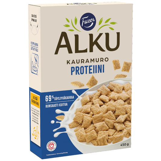 Fazer Alku Protein Oat Cereal 450g – product photo