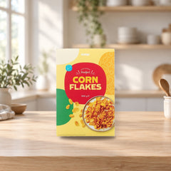 Coop Corn Flakes 500g – product photo on a table
