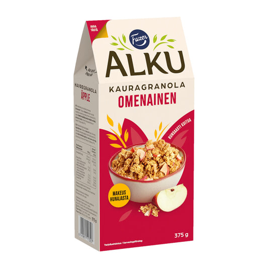 Fazer Alku Apple Granola 375g – product photo