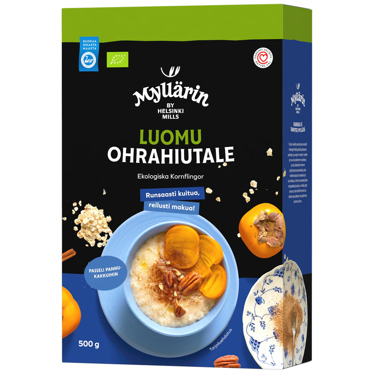 Myllärin Organic Barley Flakes 500g – product photo