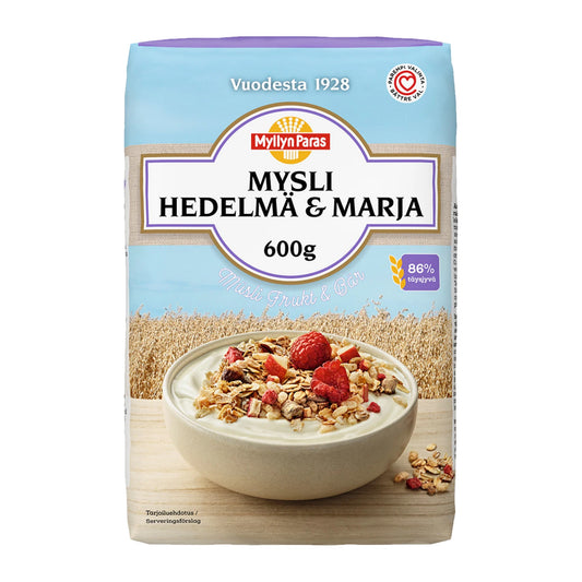 Myllyn Paras Muesli Fruit & Berry 600g – product photo