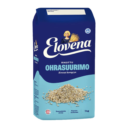 Elovena 1kg Rikottu Täysjyväohrasuurimo – product photo