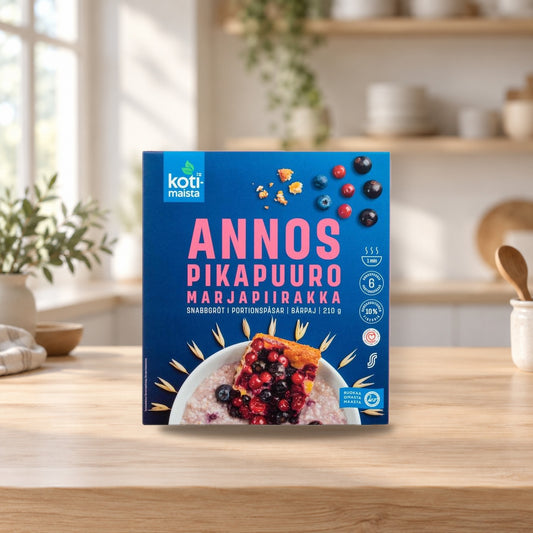 Fazer Alku Lucky Clover Oat Cereal 275g – product photo on a table