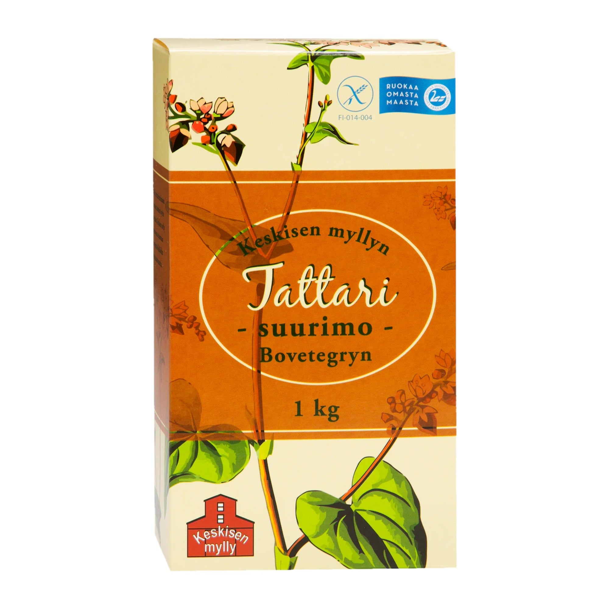 Finnish Whole-Grain Buckwheat Groats 1 kg – product photo