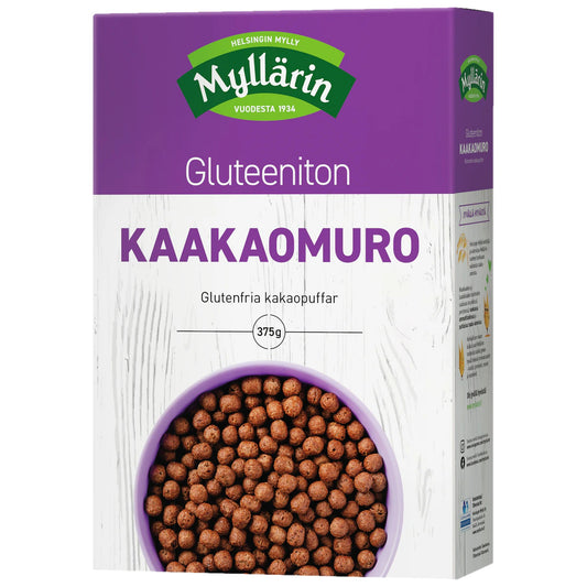 Myllärin Gluten-Free Cocoa Cereal 375g – product photo