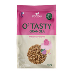 Foodin O'Tasty Raspberry-Oat Granola 350g – product photo
