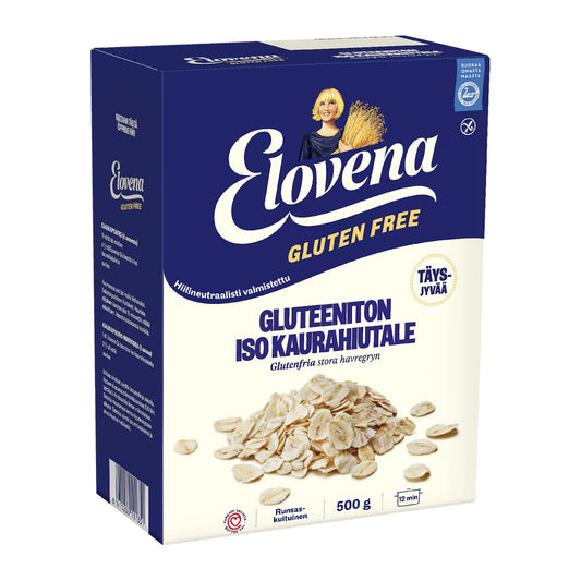 Elovena Gluten-Free Whole Grain Oat Flakes 500g – product photo