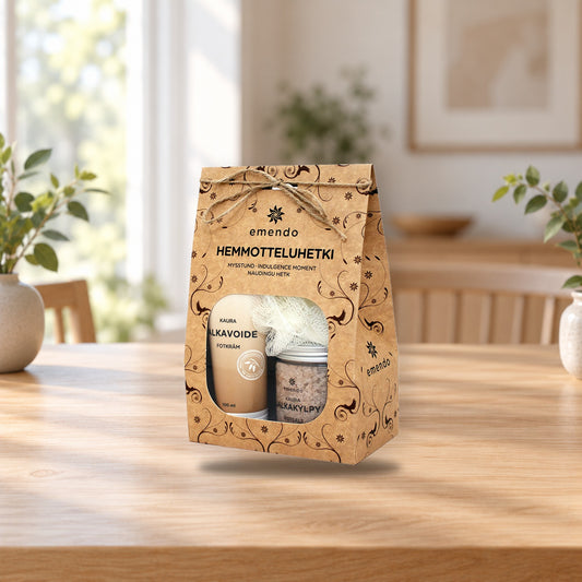 Emendo Pampering Moment natural – product photo on a table