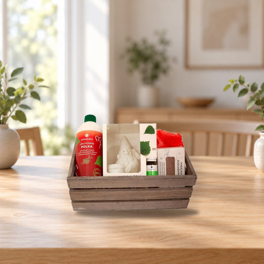 Emendo Gift Basket – product photo on a table