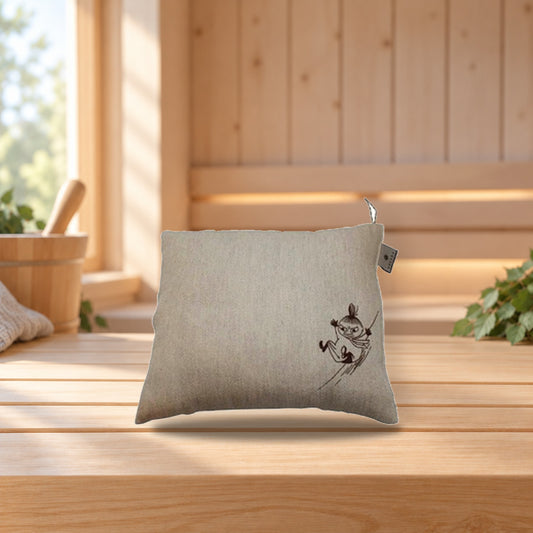 Emendo Little My Sauna Pillow – product photo on a table