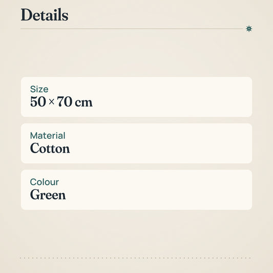 House Hand Towel Waffle 50x70 cm Green – product details