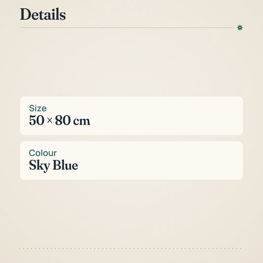 Luhta Home Kerä Bathroom Mat 50x80 cm Sky Blue – product details