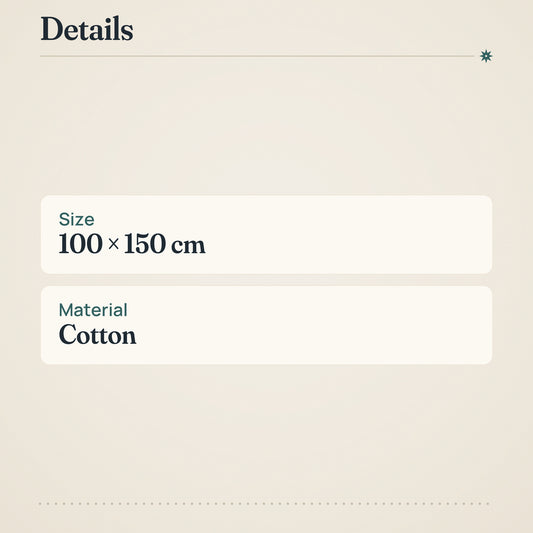 Minea Soft Cotton Sauna Towel 100x150 cm – product details