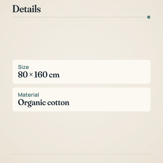 Luhta Home Sauna Towel Tyyni 80x160 cm Taupe Organic Cotton – product details