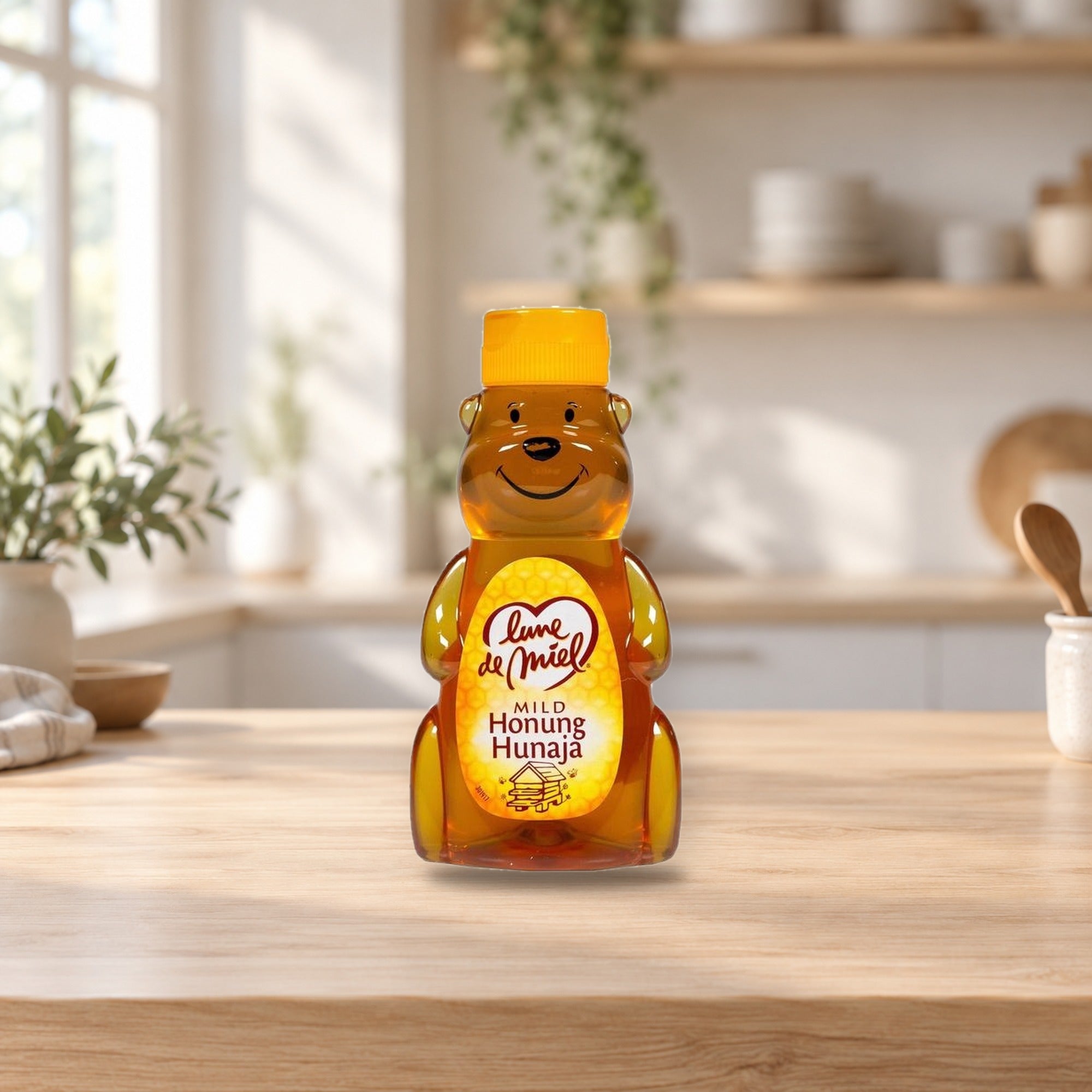 Lune de Miel Honey Bear 250g – product photo on a table