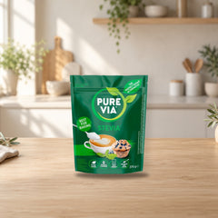 Pure Via Stevia Sweetener 370g – product photo on a table