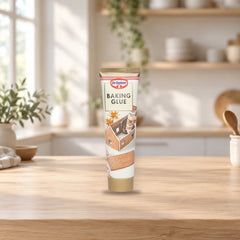 Dr. Oetker Baking Glue 100g for Gingerbread Houses – product photo on a table