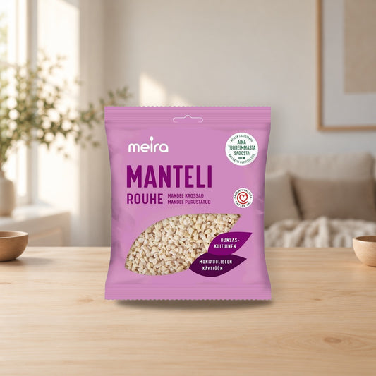 Meira Almond Crumbs 250g – product photo on a table