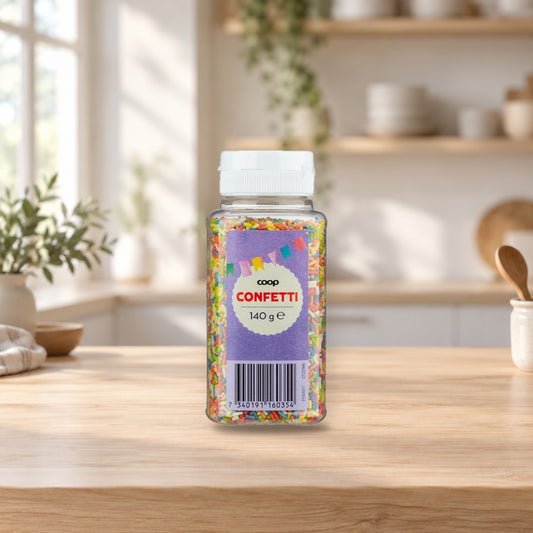 Coop Sprinkle Mix 140g – product photo on a table