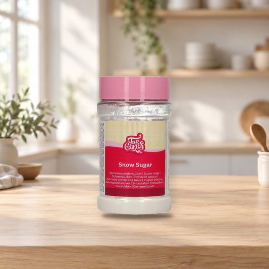FunCakes Snow Powder 150g – product photo on a table