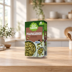 GoGreen Pumpkin Seeds 300g – product photo on a table