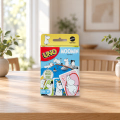 Moomin UNO Card Game – product photo on a table