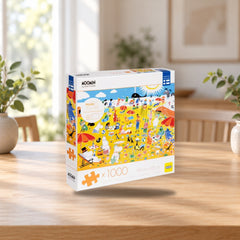 Moomin Puzzle 1000 Pieces – product photo on a table