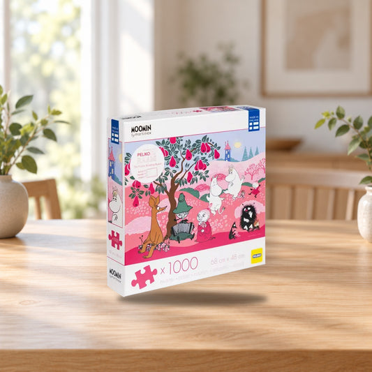 🧩 Martinex Peliko Moomin Puzzle 1000 Pieces – Pear Tree – product photo on a table