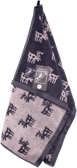 Pikkupuoti hand towel 50x70 cm Poro gray - Soposopo