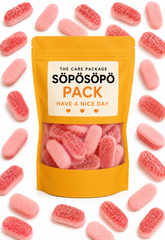 SÖPÖSÖPÖ Scandinavian Treat Pack – Strawberry Vanilla Two-Layer Foam Candy 150g