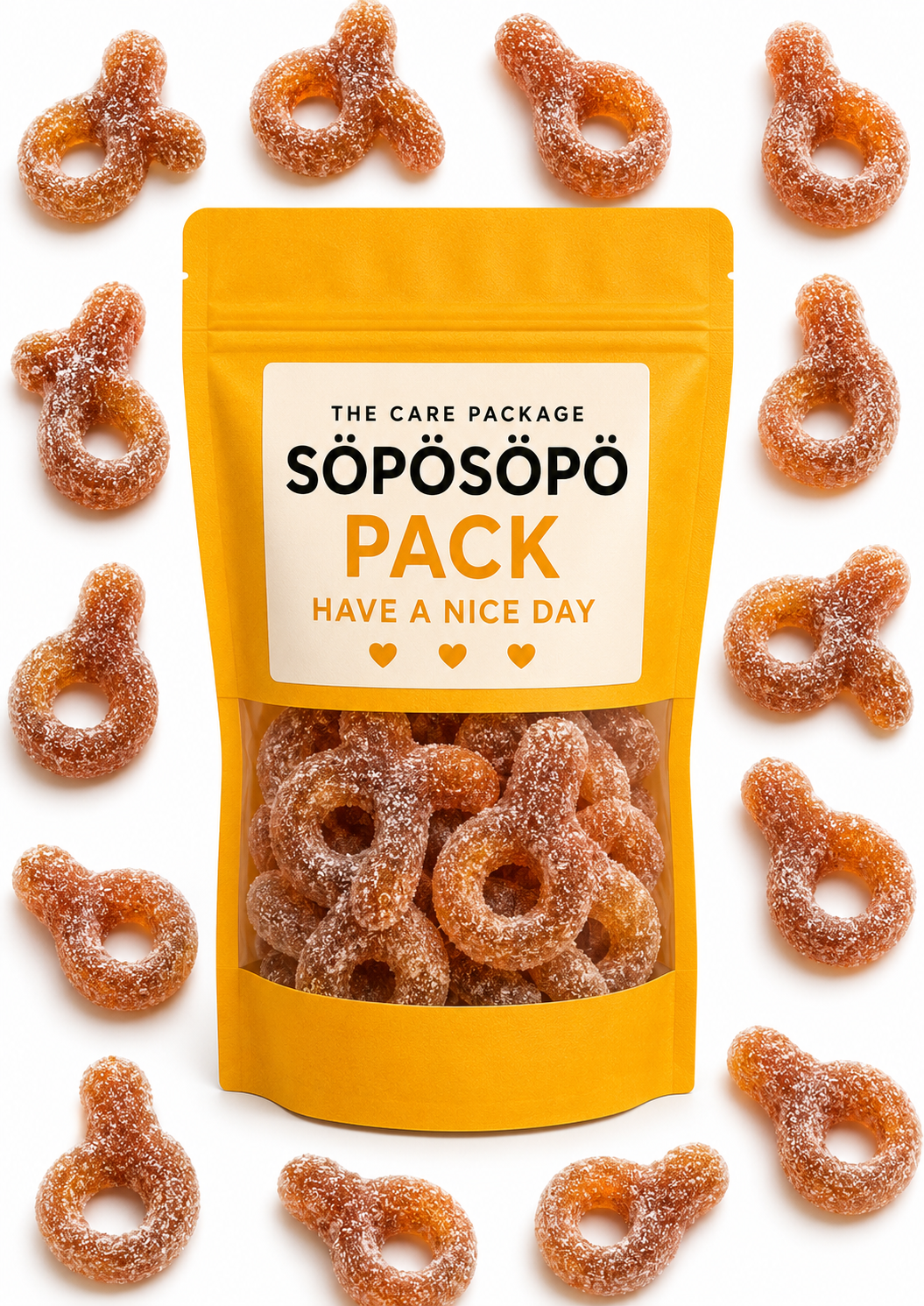 SÖPÖSÖPÖ Scandinavian Treat Pack – Sour Cola Gummy Cups 150g