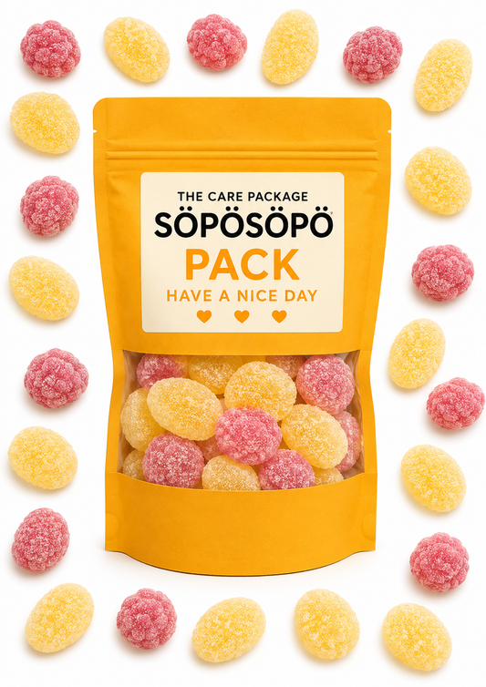 SÖPÖSÖPÖ Scandinavian Treat Pack – Salty Fruit Gummies 150g