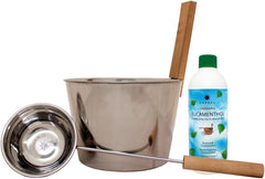 Emendo Steel bucket and ladle with eucamenthol 500 ml | Soposopo