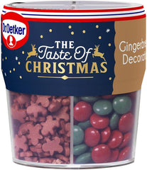 Dr. Oetker Taste of Christmas Gingerbread Decoration Sprinkles 76g | Soposopo