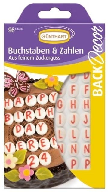 Cake Decoration Letters and Numbers 27g | Soposopo