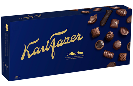 Karl Fazer Collection Chocolate Pralines Box 535 g | 64-Piece Assorted
