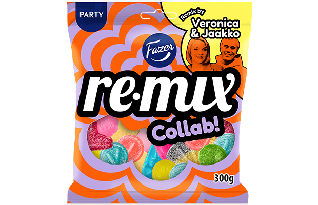 Fazer Remix Collab Candy Mix Bag 300 g