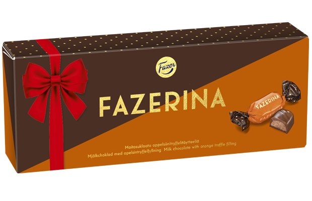Fazer Fazerina Milk Chocolate Orange Truffle Pralines 295g