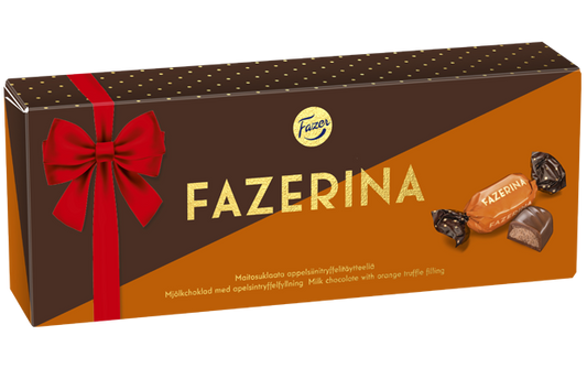 Fazer Fazerina Milk Chocolate Orange Truffle Pralines 295g