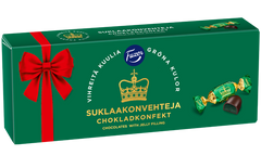 Fazer Green Balls (Vihreitä Kuulia) Pear Marmalade Chocolate Pralines 