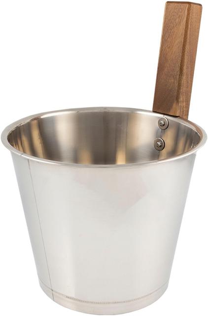 House sauna bucket steel with pine handle 5L | Soposopo