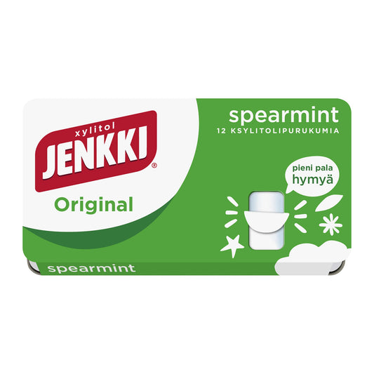 Cloetta Jenkki Original Spearmint Chewing Gum 4 Boxes – product photo