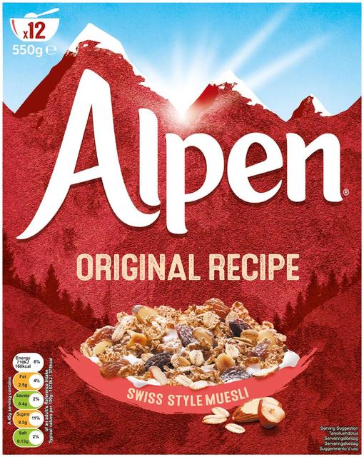 Alpen Original Muesli 550 g | Soposopo