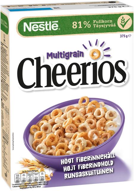 Nestlé Cheerios 375 g Multigrain crispy whole-grain cereal | Soposopo