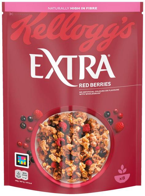 KELLOGG'S Extra Red Berries 400 g | Soposopo